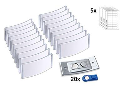 Avery-Zweckform POL35MA66-20DR Naamplaatje (b x h) 80 mm x 34 mm 20 stuk(s)