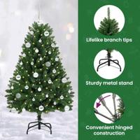 VidaXL Kunstkerstboom met 150 led groen 150 cm pvc en metaal - thumbnail