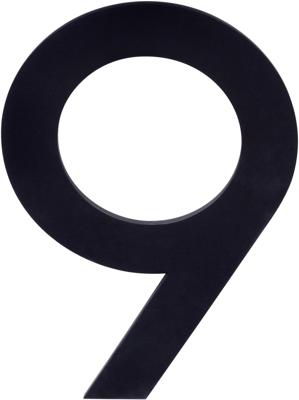 Formani Square LSQHN150 huisnummer - mat zwart