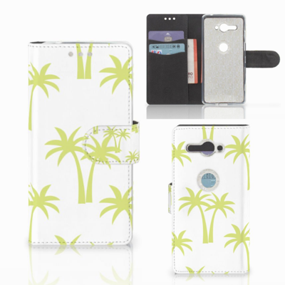 Sony Xperia XZ2 Compact Hoesje Palmtrees