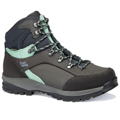 Hanwag Banks Sf Extra Lady Gtx Dames Hoge Wandelschoen Asphalt/Mint 7,5