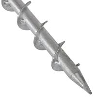 Parasolvoet 55 cm gegalvaniseerd staal - thumbnail