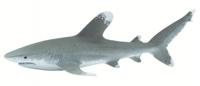 Safari zeedieren Oceanische Witpunthaai junior 5 cm grijs - thumbnail