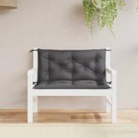 VidaXL Tuinbankkussens 2 st 100x50x7 cm oxford stof antracietkleurig - thumbnail