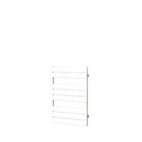 Designradiator BWS Genuo met Middenaansluiting 80 x 55 cm 405 Watt Mat Wit - thumbnail