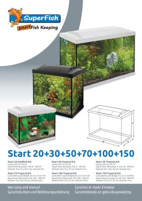 Superfish retro led combi t8&jt5 75 cm/25w - Superfish - thumbnail