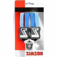 Snelbinder Trio Simson kort met 3 binders - kobalt blauw - thumbnail