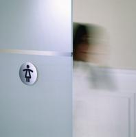 Infobord pictogram Durable 4904 wc dames rond 83mm - thumbnail