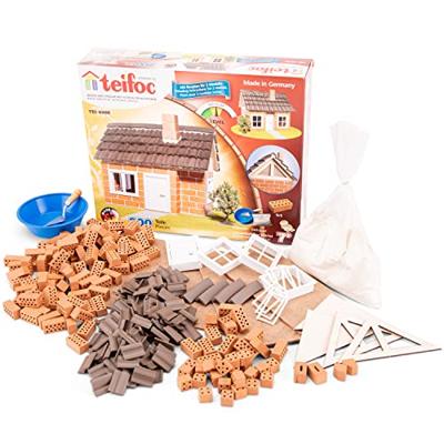 Teifoc bouwdoos Vakwerkhuis 35 x 29 cm karton bruin 5 delig Teifoc bouwdoos Vakwerkhuis 35 x 29 cm karton bruin 5 delig