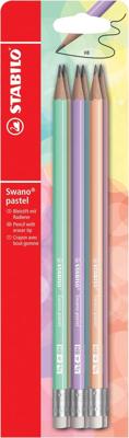 Stabilo swano pastel potloden hb 6 stuks
