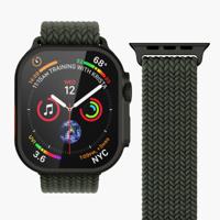 Vonmählen Woven Loop For Apple Watch 44 - 45 - 46 - 49mm One Size Black/Olive - thumbnail