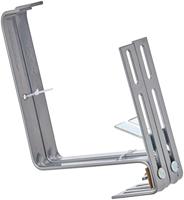 Poetic plantenbak beugel landhaus metaal grijs 16 cm set van 2 | 10 stuks - thumbnail