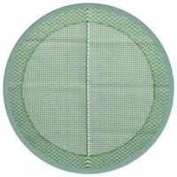 VidaXL Buitenkleed arakil ø120 cm polypropeen groen - thumbnail