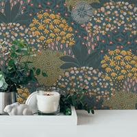 AS Creation Nara - Bruin - Floral - 387404 - thumbnail