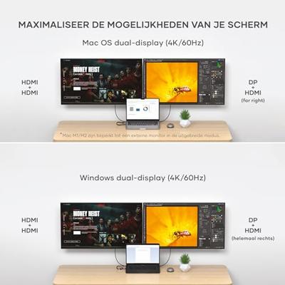 Satechi USB-C duo dock stand - Space Gray