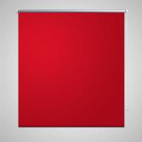 VidaXL Rolgordijn verduisterend 84,4 x 175 cm stofbreedte 80 cm rood - thumbnail