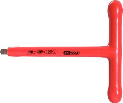 3/8 T-handgreep-opsteeksleutel met isolatie, 200 mm KS Tools 117.3820 3/8 T-handgreep-opsteeksleutel met isolatie, 200 mm KS Tools 117.3820