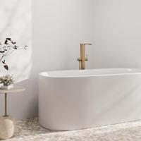 Hansgrohe Tecturis E ééngreeps badmengkraan vloergemonteerd, Brushed Bronze - thumbnail