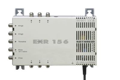 Kathrein EXR 156 Satelliet multiswitch Ingangen (satelliet): 5 (4 satelliet / 1 terrestrisch) Aantal gebruikers: 6