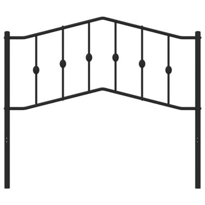 Hoofdbord 107 cm metaal zwart Hoofdbord 107 cm metaal zwart