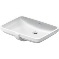 Duravit No.1 inbouwwastafel 55x40x16cm inbouw Hoogglans Wit 03955500282 - thumbnail