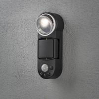 KonstSmide WandspotPrato 10cm zwart met bewegingssensor - 7696-750 - thumbnail