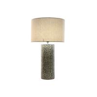 Bureaulamp Home ESPRIT Linnen Keramisch 42 X 42 X 73 cm - thumbnail