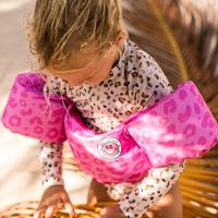Swim Essentials Puddle Jumper Neon Panterprint Roze 2-6 jaar - thumbnail