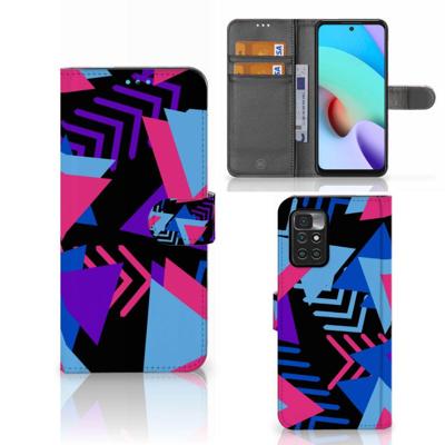 Xiaomi Redmi 10 | Book Case | Funky Triangle Xiaomi Redmi 10 | Book Case | Funky Triangle