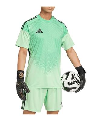 adidas Tiro 25 Competition Keepersshirt Korte Mouwen Groen Zwart adidas Tiro 25 Competition Keepersshirt Korte Mouwen Groen Zwart