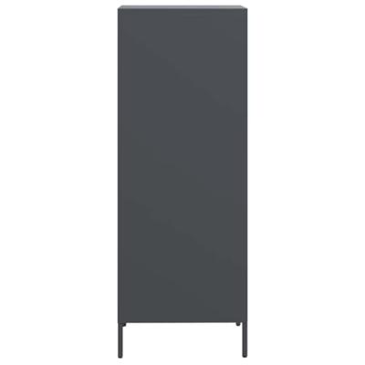 Hoge kast 35x39x103,5 cm staal antracietkleurig Hoge kast 35x39x103,5 cm staal antracietkleurig