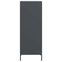 Hoge kast 35x39x103,5 cm staal antracietkleurig - thumbnail