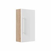 Badkamerkast Milan Eiken Wit S - thumbnail