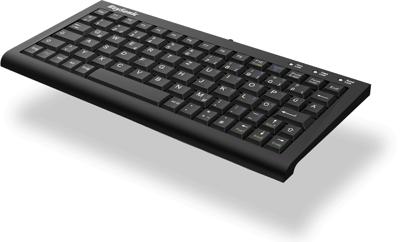 Keysonic ACK-3401U (UK) Toetsenbord Kabelgebonden QWERTY, UK-Engels Zwart