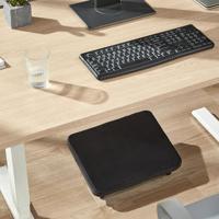 Maclean ergonomische voetensteun, beensteun, traploos instelbare hoek, afneembaar kussen, MC-460 - thumbnail