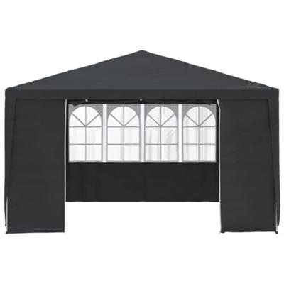 VidaXL Partytent met zijwanden professioneel 90 g/m² 4x4 m antraciet