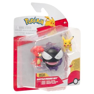 Pokemon Battle Figure Pack - Magby, Gastly & Pikachu - thumbnail