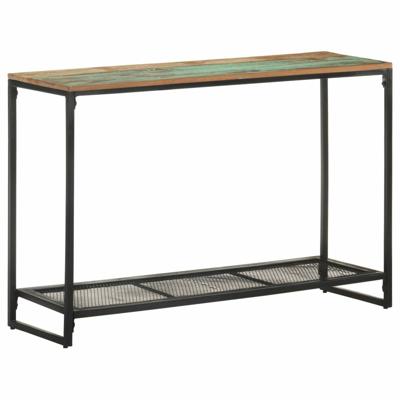 VidaXL Wandtafel 110x35x75 cm massief gerecycled hout