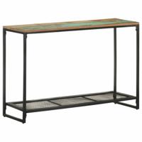 VidaXL Wandtafel 110x35x75 cm massief gerecycled hout - thumbnail