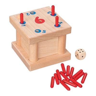 Goki houten tricky 6 pinnen spel Goki houten tricky 6 pinnen spel