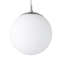 Eglo HanglampRondo glas 20cm metaalgrijs met wit - 85261 - thumbnail