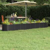 Plantenbak 332x40x36 cm gegalvaniseerd staal antracietkleurig - thumbnail