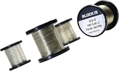 BLOCK Koperdraad Buitendiameter (excl. isolatielak): 0.80 mm 17 m 0.10 kg