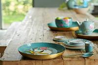 Pip Studio Blushing Birds Ontbijtbord Khaki 21 cm - thumbnail