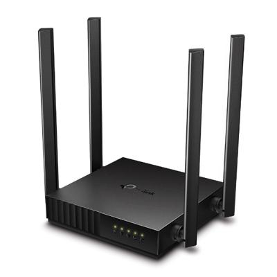 TP-LINK Archer C54 draadloze router Fast Ethernet Dual-band (2.4 GHz / 5 GHz) Zwart TP-LINK Archer C54 draadloze router Fast Ethernet Dual-band (2.4 GHz / 5 GHz) Zwart