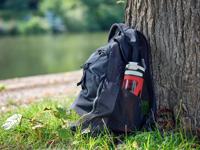 Leifheit 3256 Flip Glazen Drinkfles 600 ml Rood - thumbnail