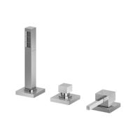 Hotbath Bloke badrandcombinatie mengkraan zonder uitloop chroom - thumbnail