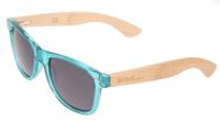Wave Hawaii zonnebril bamboo Kono unisex blauw/blank - thumbnail