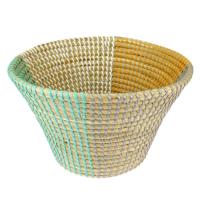 Kom van Zeegras Vlakken Multicolor - thumbnail