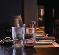 Bormioli Rocco Waterglazen 290 ml 6 Stuks Roze/Transparant/Glas - thumbnail